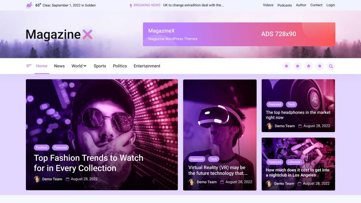 magazinex wordpress theme