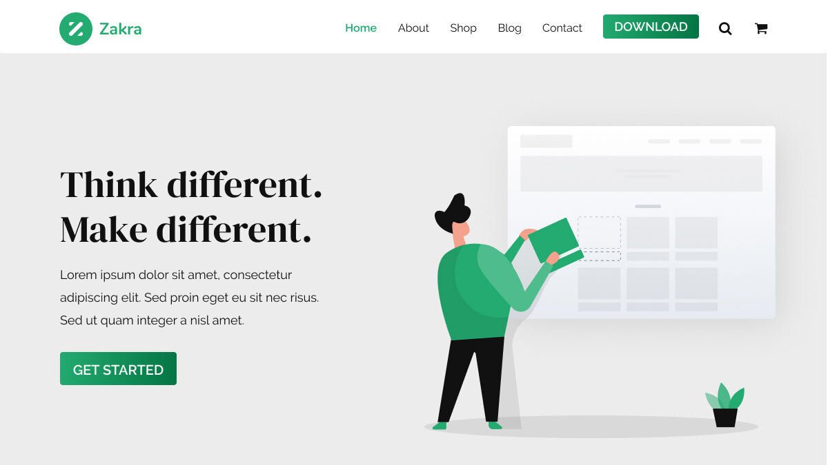 zakra wordpress theme